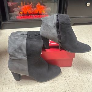 IMPO Vale tall boot grey black new 10!